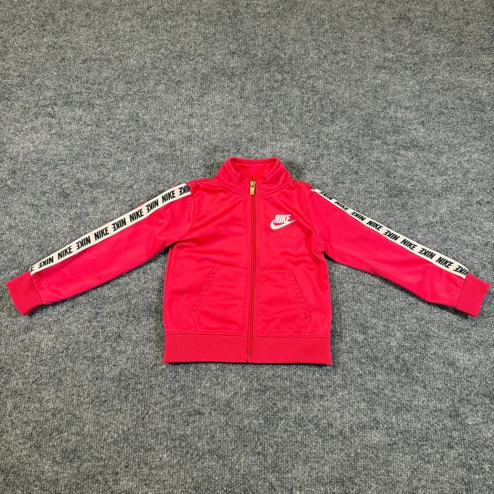 Nike Baby Girls Hot Pink Track Jacket Size 24‎ Months